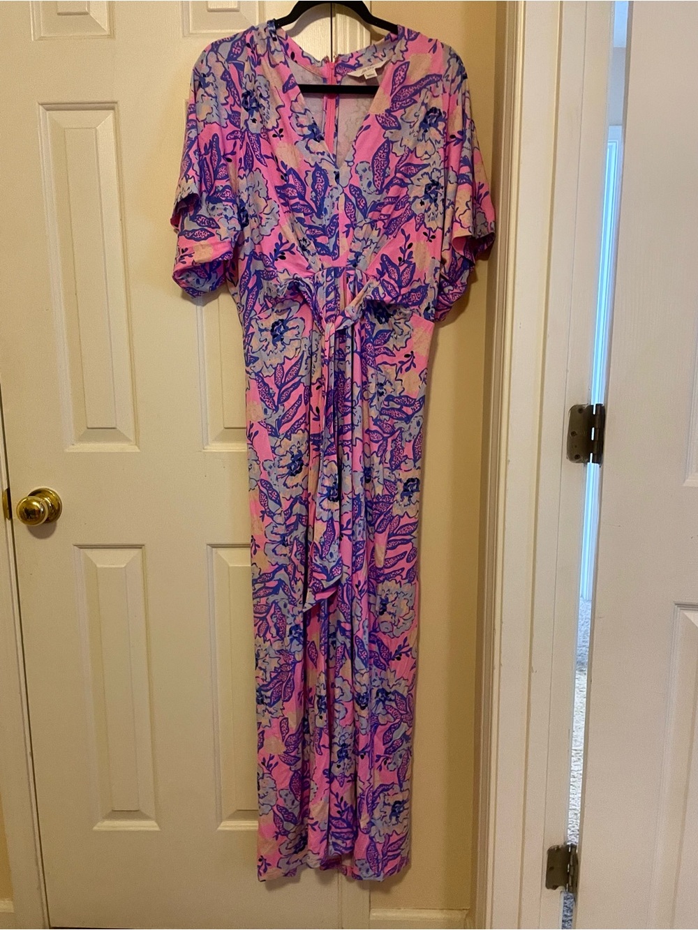 Lilly Pulitzer Wisteria  Pink, Purple & Cream Floral Dress